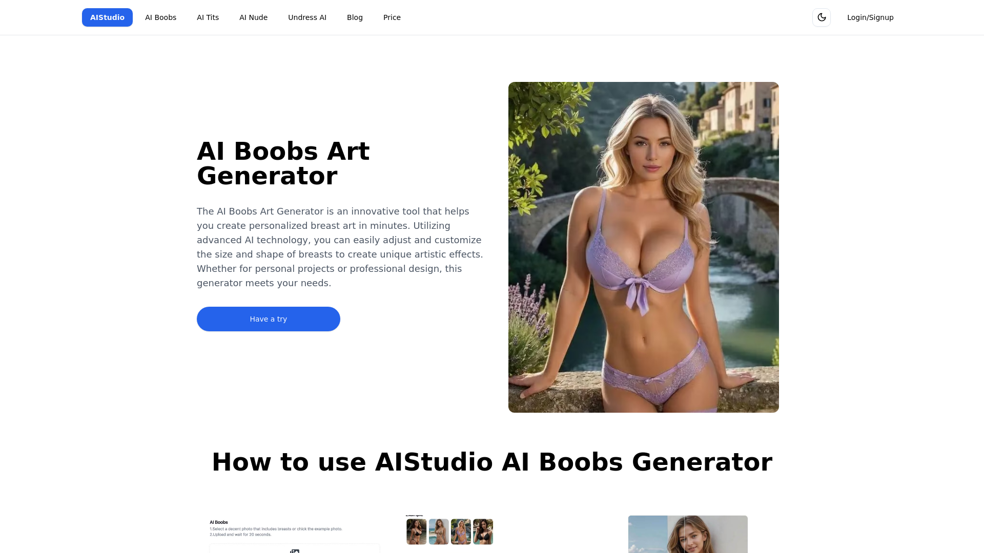 Generador de Pechos de IA