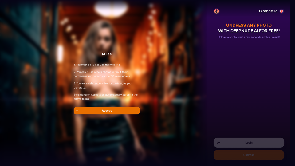 DeepNude Nudify, Free Undress AI & Clothes Remover Online | Clothoff.io