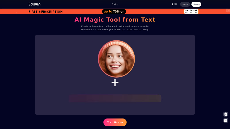 SoulGen: Ferramenta de Inteligência Artificial Gratuita para Criar Arte a Partir de Texto Online