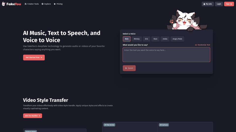 Fakeyou AI