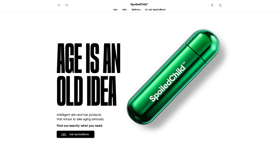 SpoiledChild™ | Intelligente Haut- & Haarpflegeprodukte, die das Altern nicht ernst nehmen