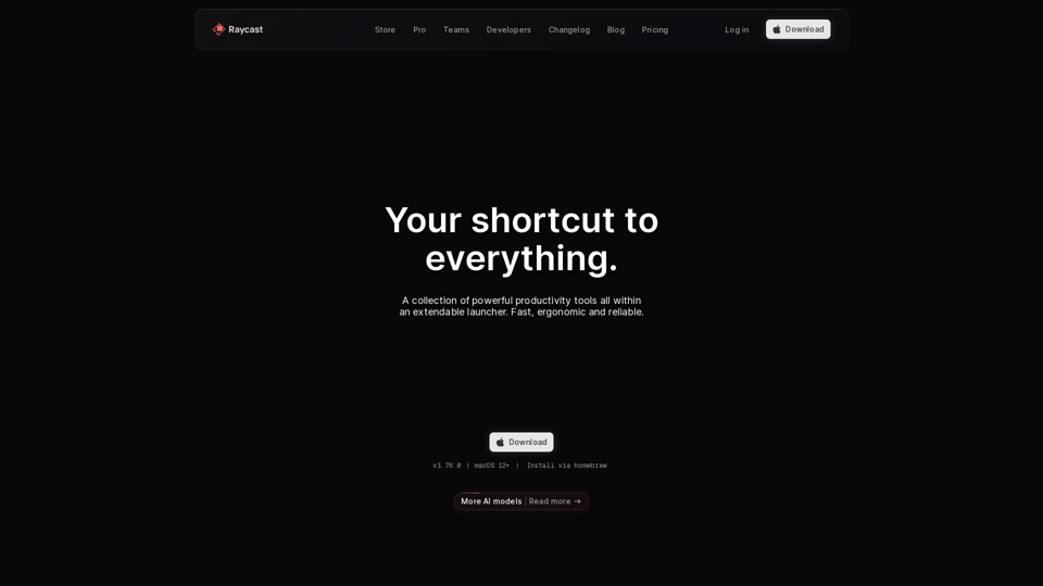 Raycast Notes