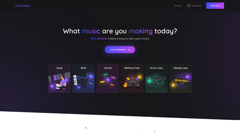 ChordChord: Songwriting & Music Making Tool