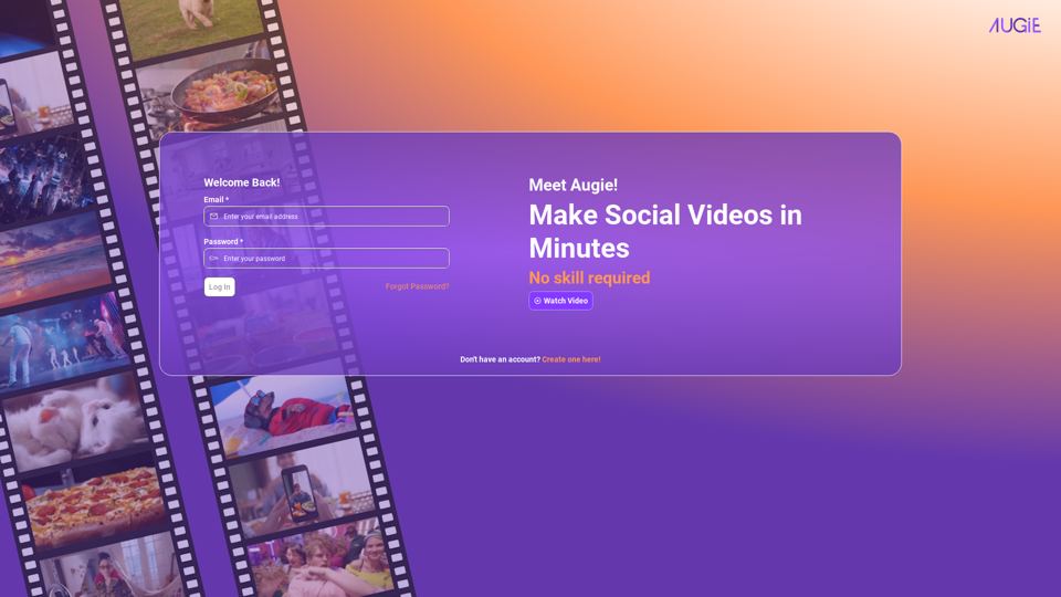 Augie: AI Assisted Video Creation & Editing (beta preview)