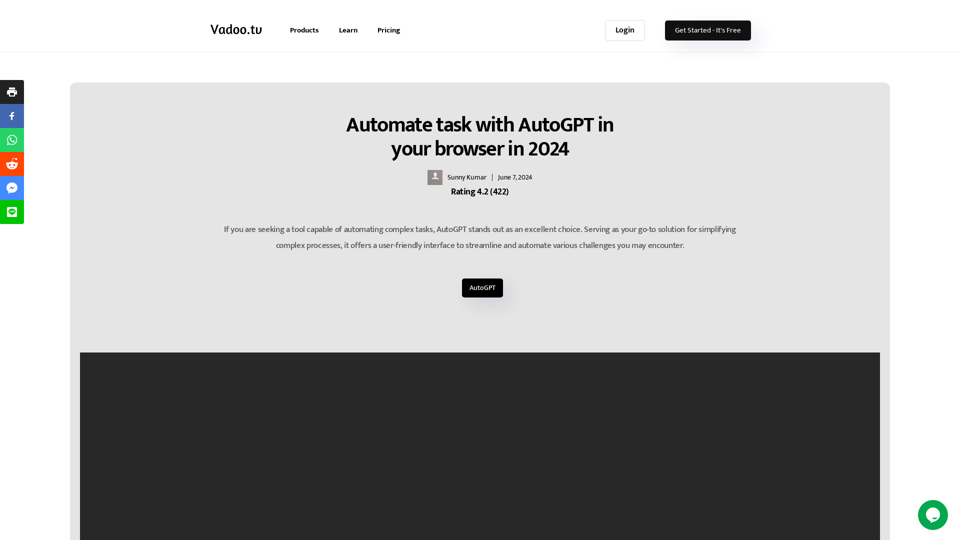AutoGPT.thesamur.ai:AutoGPT Browser 2024: AI-Powered Automation in Your Browser