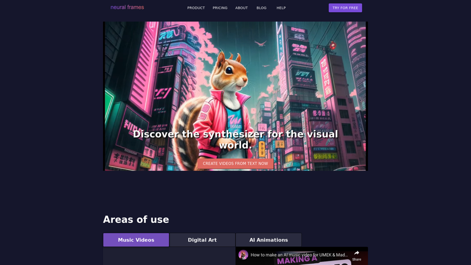 AI Animation Generator | Neural Frames