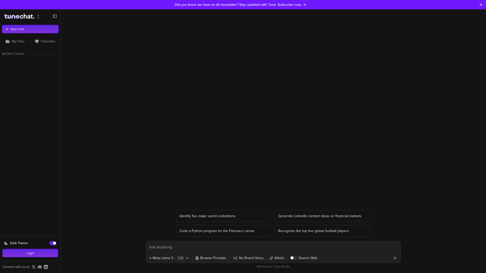Application de chat open source - Solution de chat alimentée par LLMS