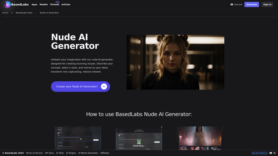 AI Deep Nude Generator
