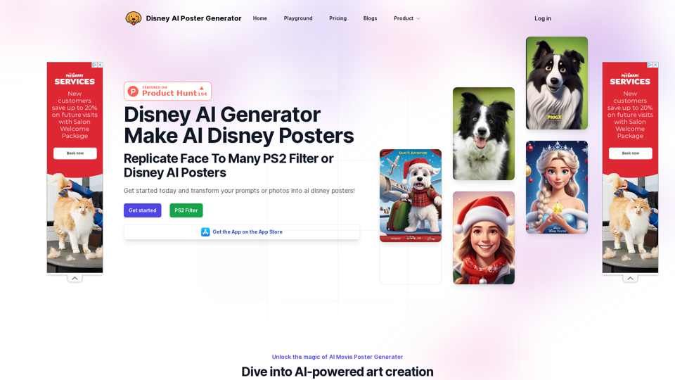 Disney AI Poster Generator