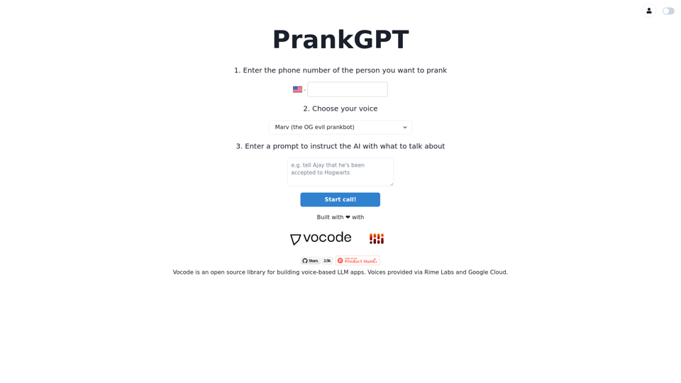 PrankGPT - Le générateur de canular ultime