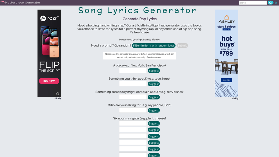 AI Rap Generator
