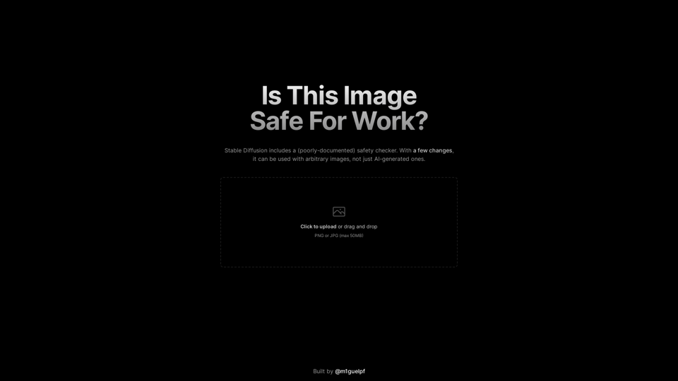 NSFW画像チェッカー - 非適切なコンテンツを確認