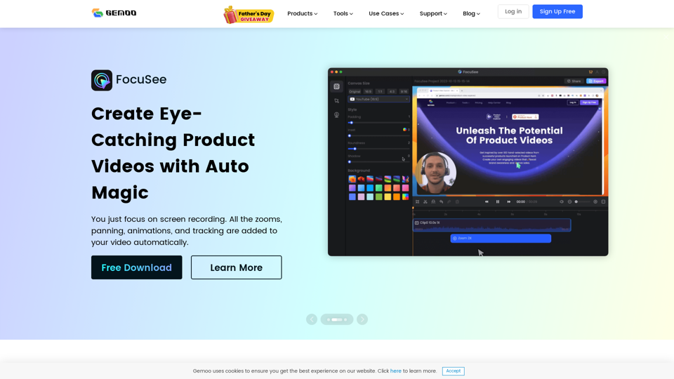 Gemoo - Ihre All-in-One-Plattform zum Erstellen, Bearbeiten und Teilen von Videos