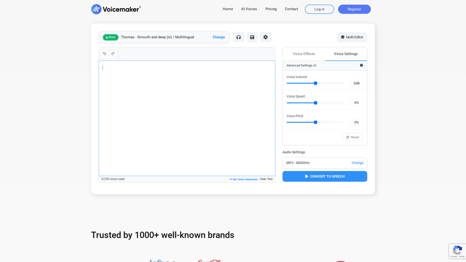 Voicemaker® - 文字轉語音轉換器
