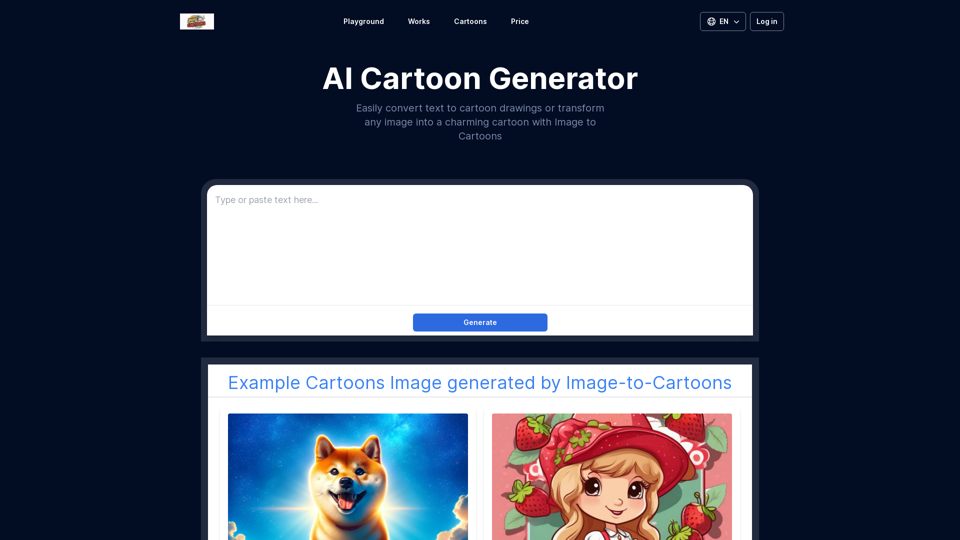 Generador de dibujos animados de IA | Cartooniza tus fotos con Imagen a Dibujos Animados