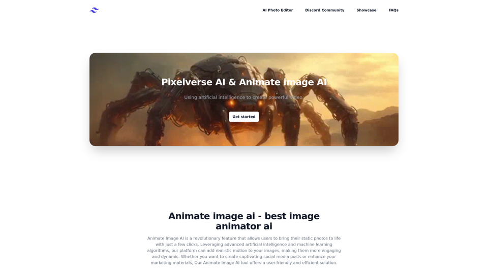 Pixelverse AI & Animate image AI