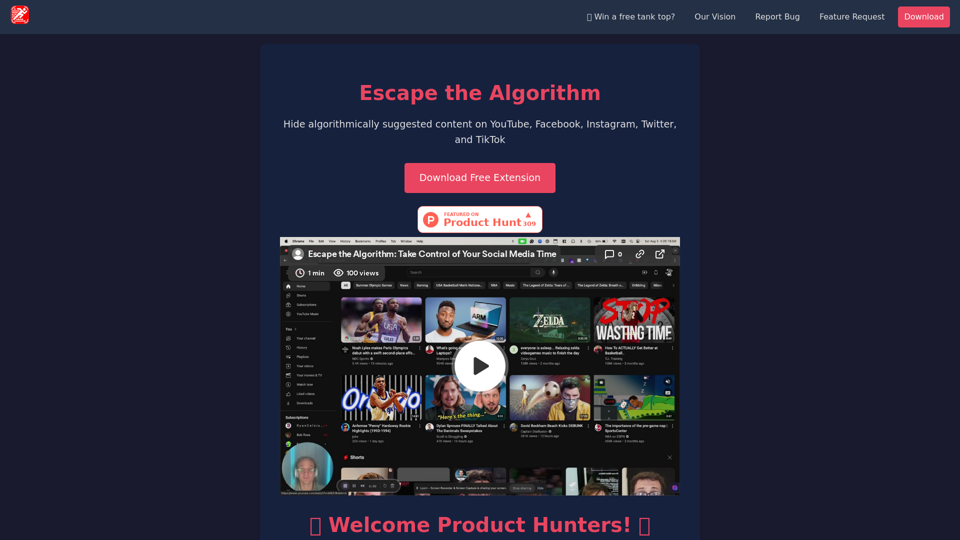 Escape the Algorithm