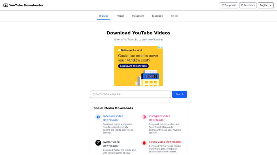  Video Download (Youtube Tiktok Instagram)